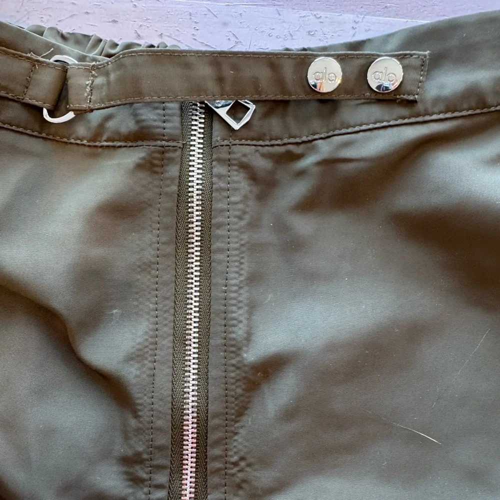 NWT ALO Yoga Green olive Mini Skirt